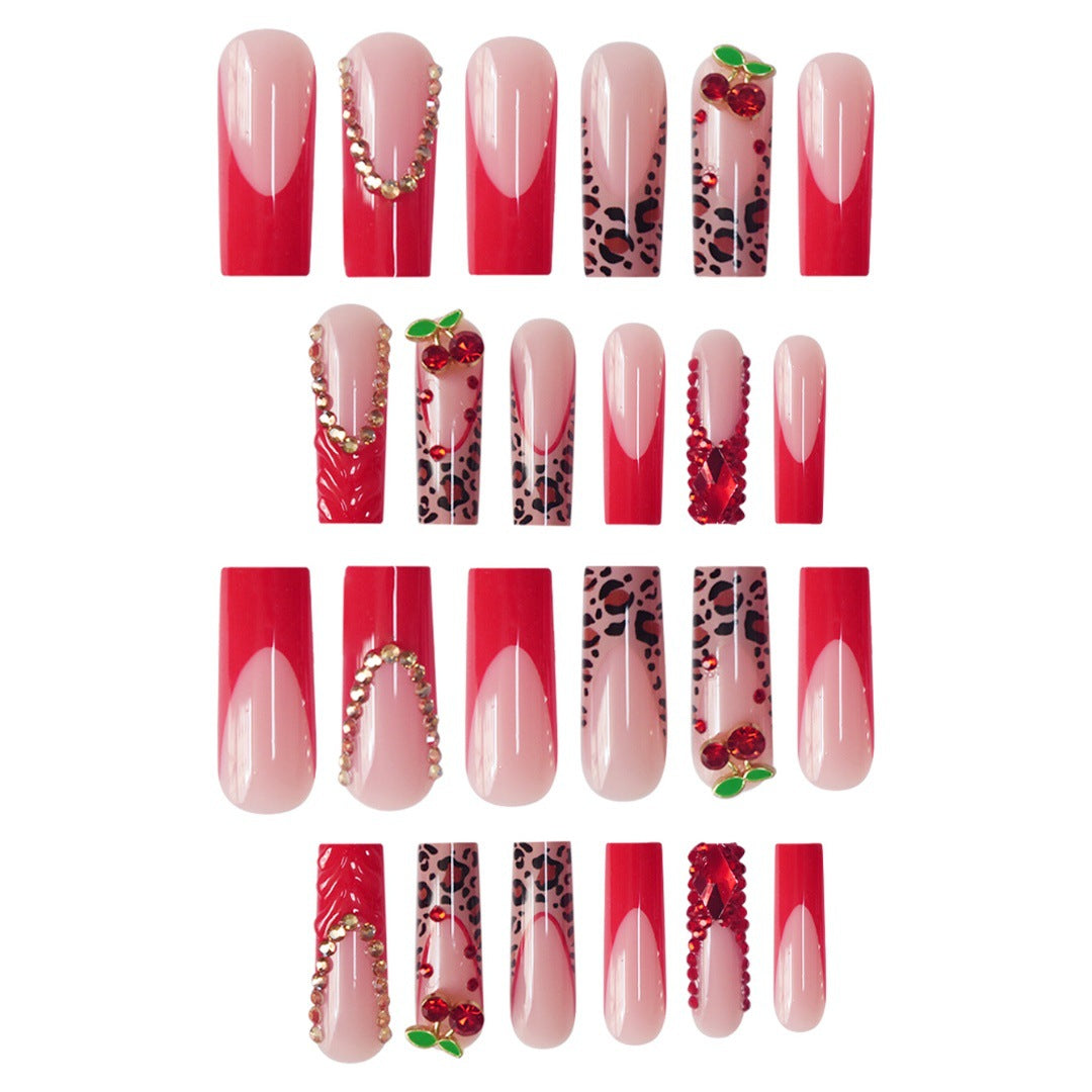 Floral Accent Nail Art Extensions Bowlift