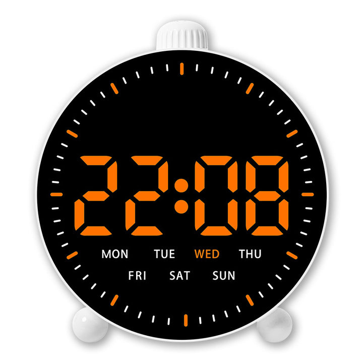 Digital Alarm Clock with LED Display Bowlift