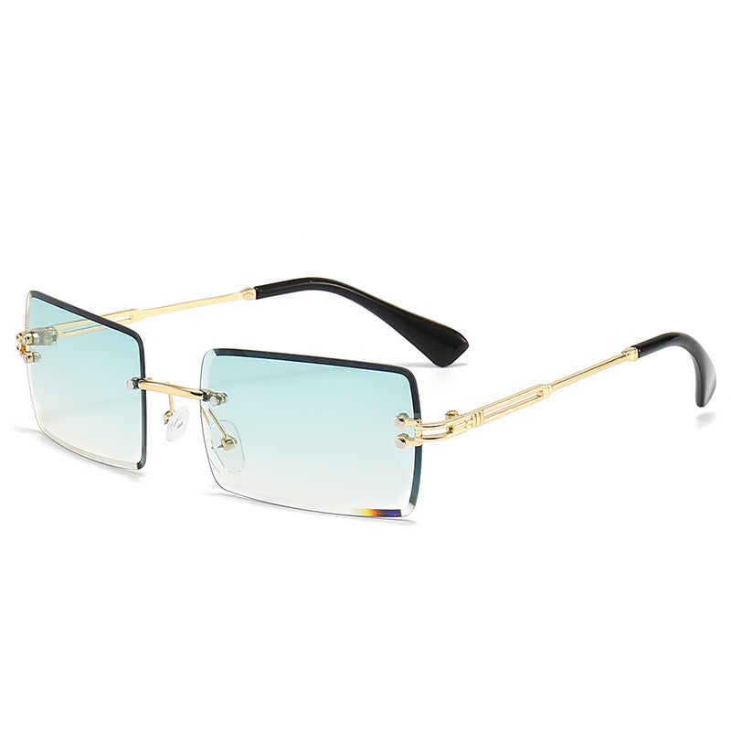 Women's fashionable rectangular sunglasses with gradient lenses Bowlift