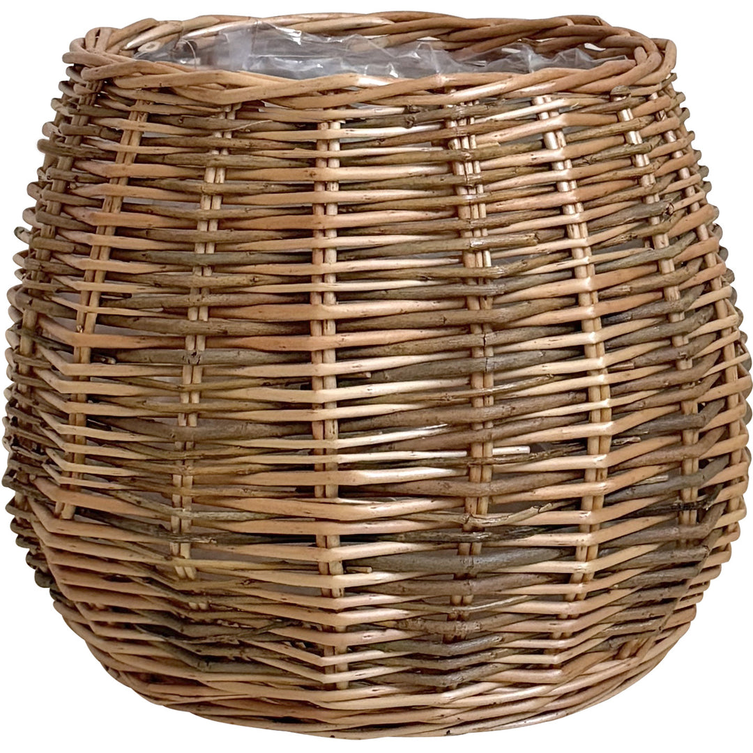 High-quality plant basket made of natural willow Bowlift