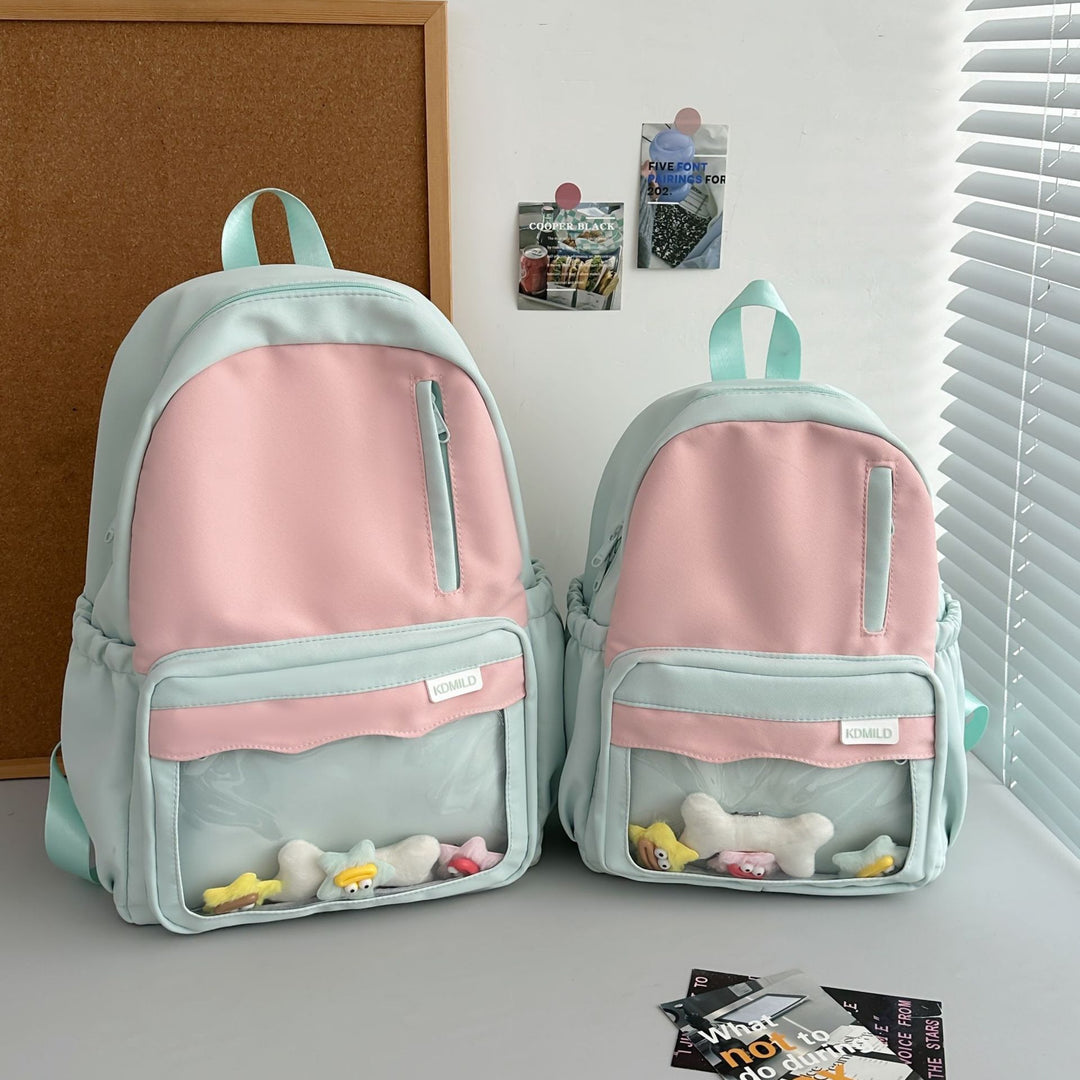 Stylish Clear Pocket Backpack