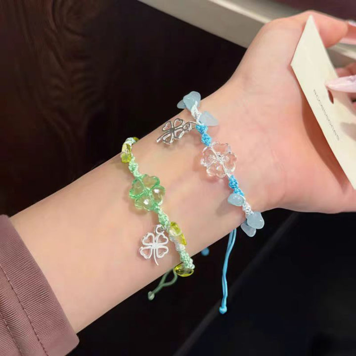 Adjustable Crystal Charm Bracelet Bowlift