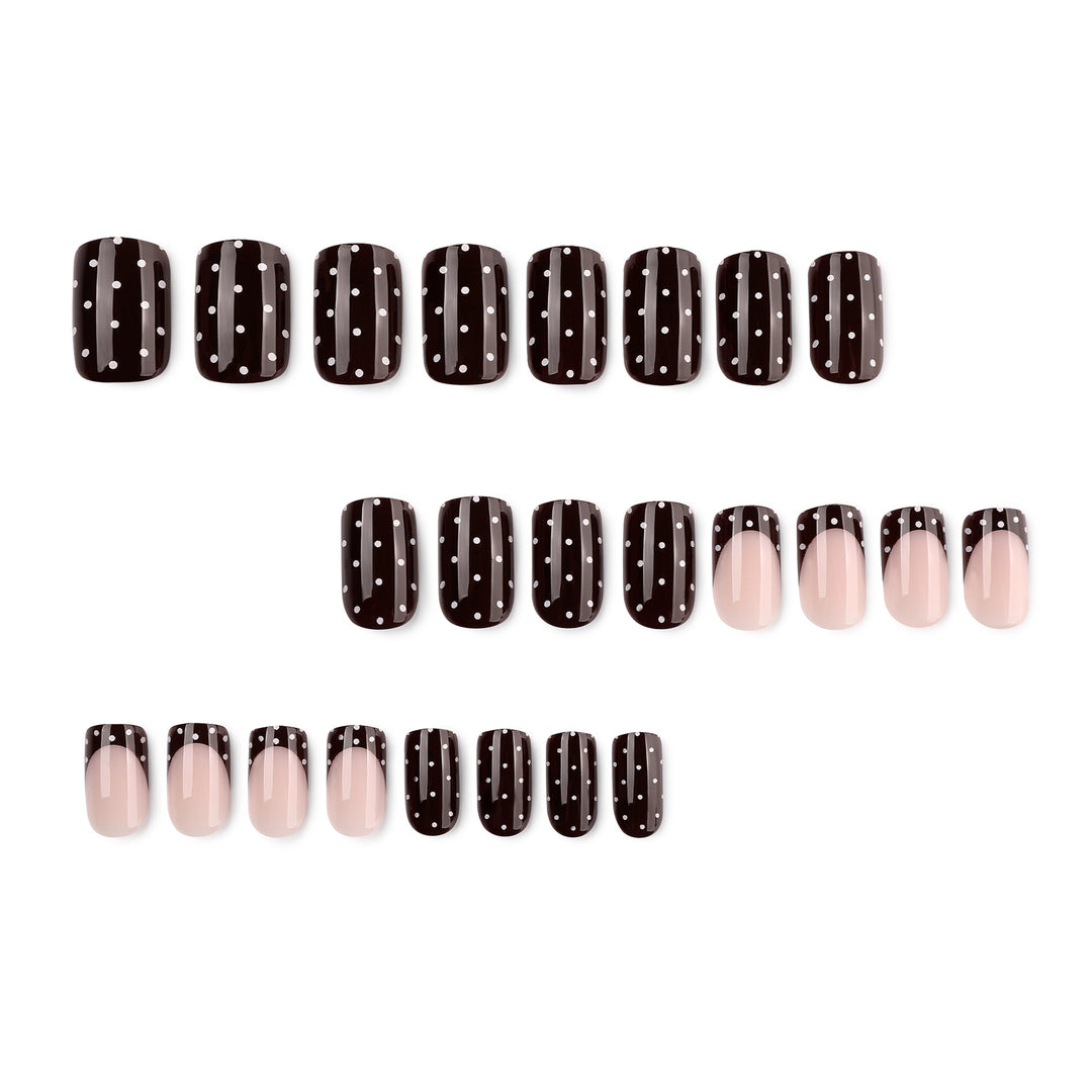 Artful Nail Art with Trendy Dot Design Bowlift