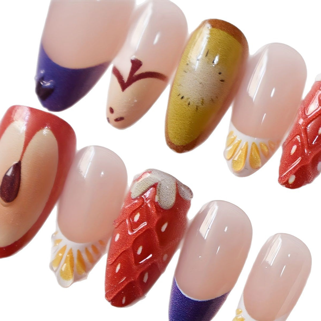 Artistic Gel Nail Art Design Bowlift