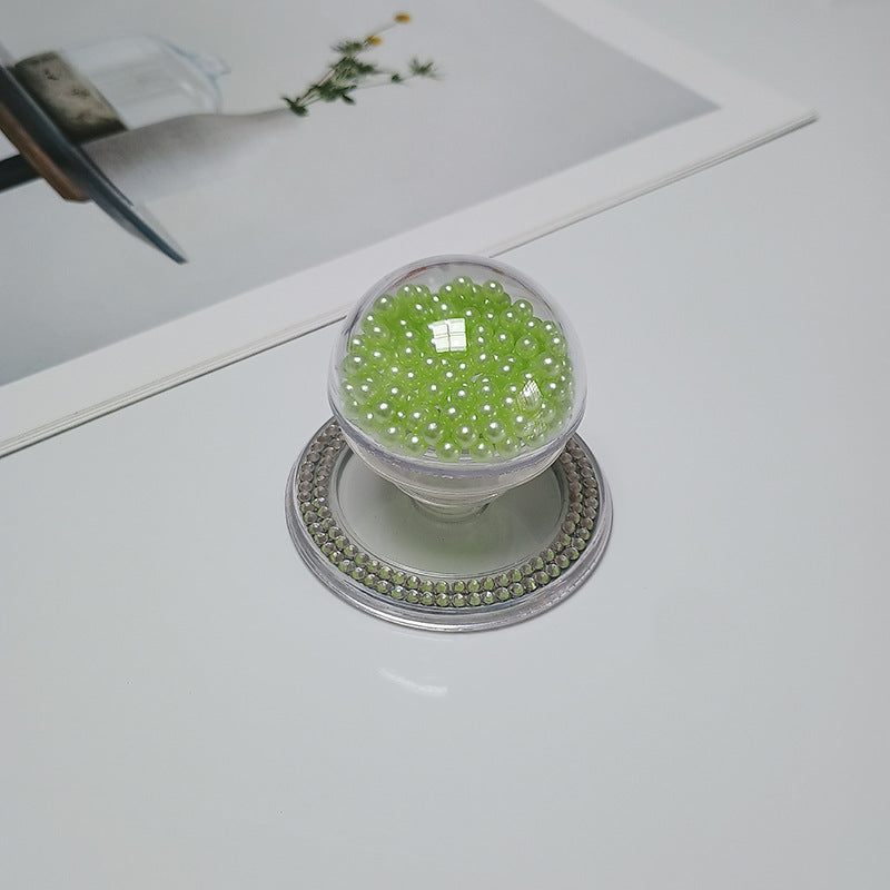 Decorative Beaded Cosmetic Mirror Bowlift