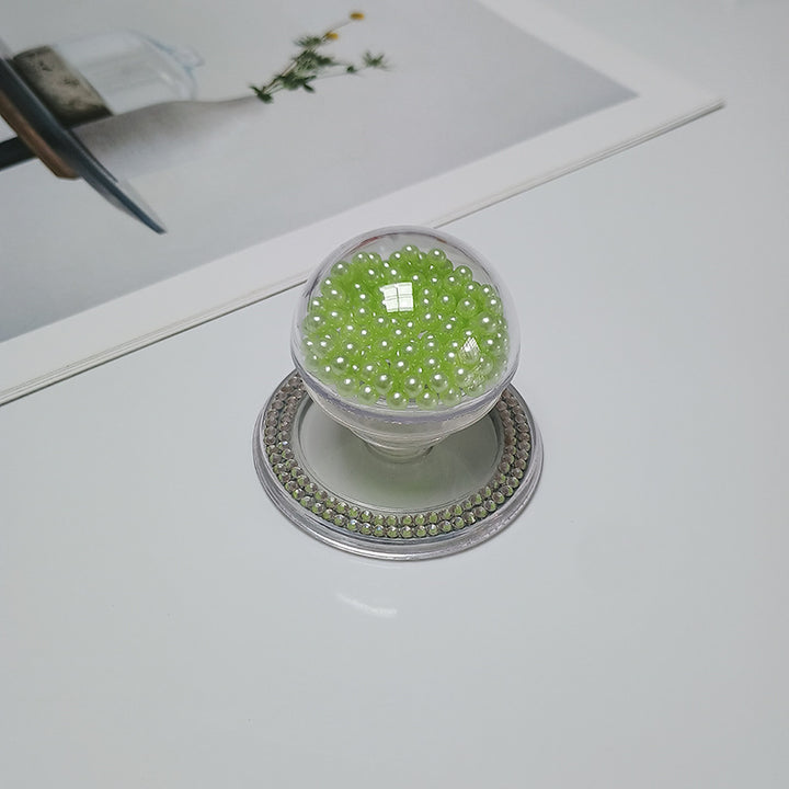 Decorative Beaded Cosmetic Mirror Bowlift