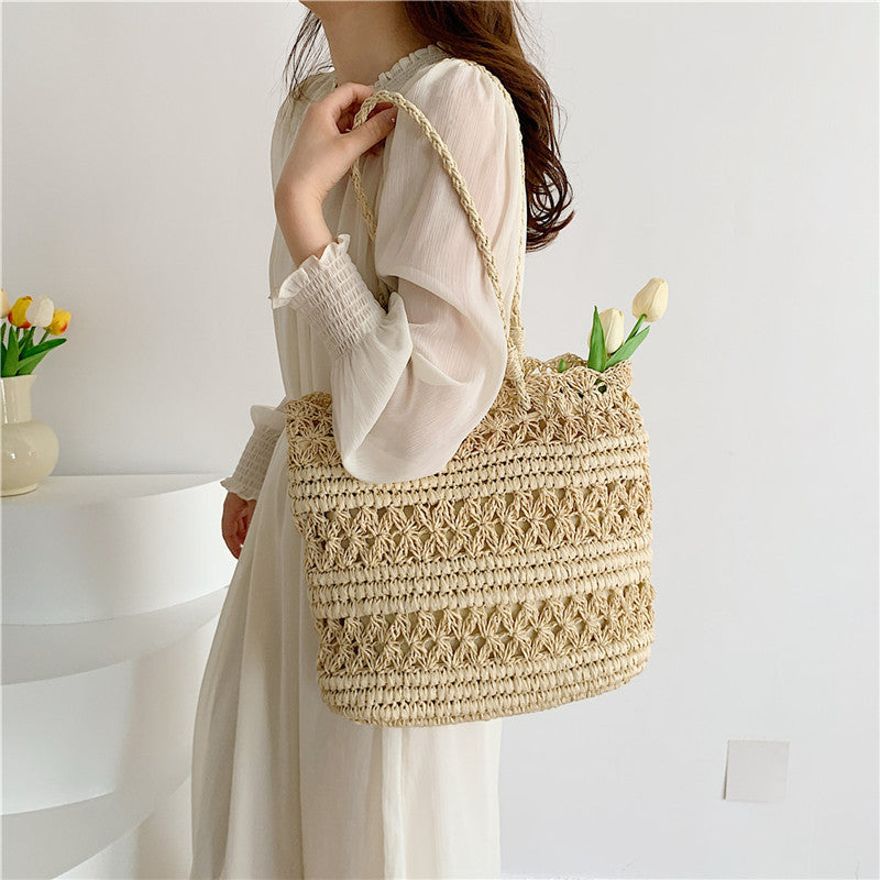 Handcrafted Macrame Beach Bag Bowlift