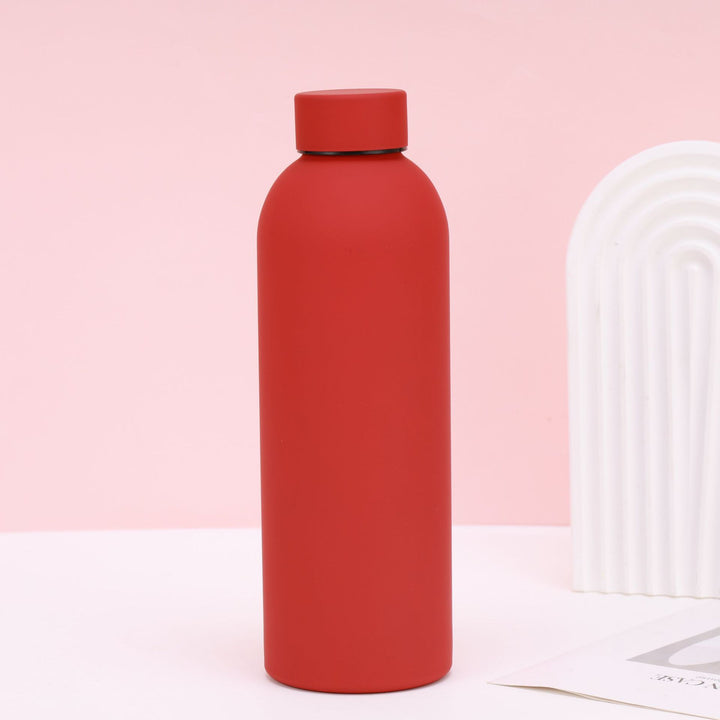 Unisex nan vacuum-insulated stainless steel drinking bottle with soft-touch surface and leak-proof screw cap Bowlift