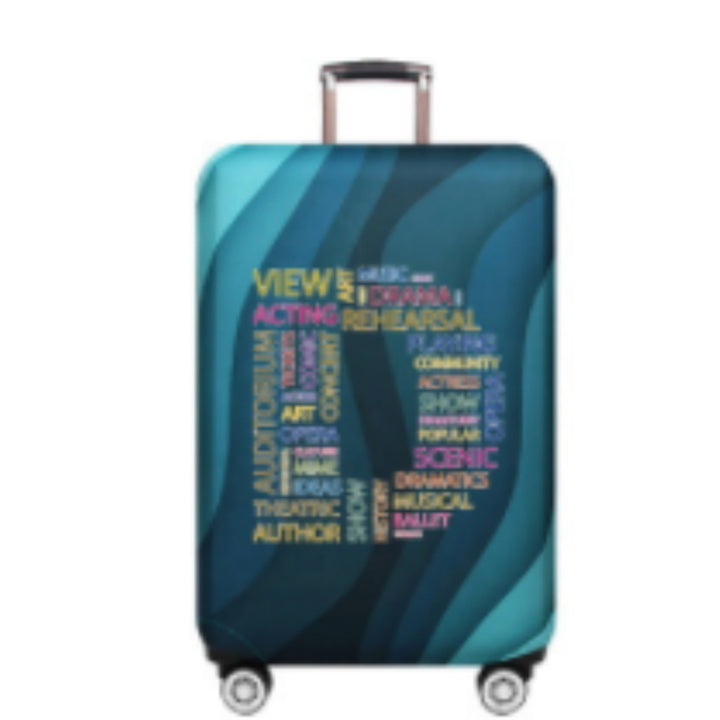 Unisex Hard Shell Suitcase with Creative Cultural Design Bowlift