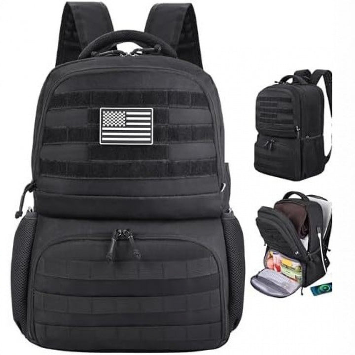 Multifunctional Backpack with Multiple Compartments and Attachment Options Bowlift