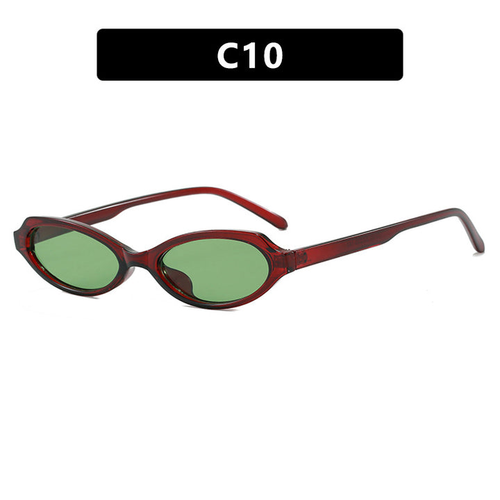 Ladies elegant sunglasses in stylish oval design Bowlift