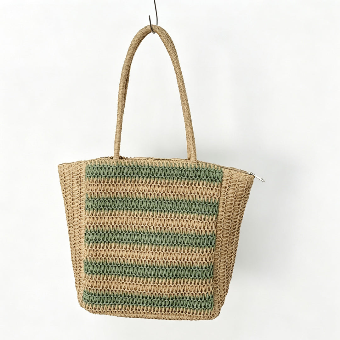 Designer bag with graphic striped pattern Bowlift