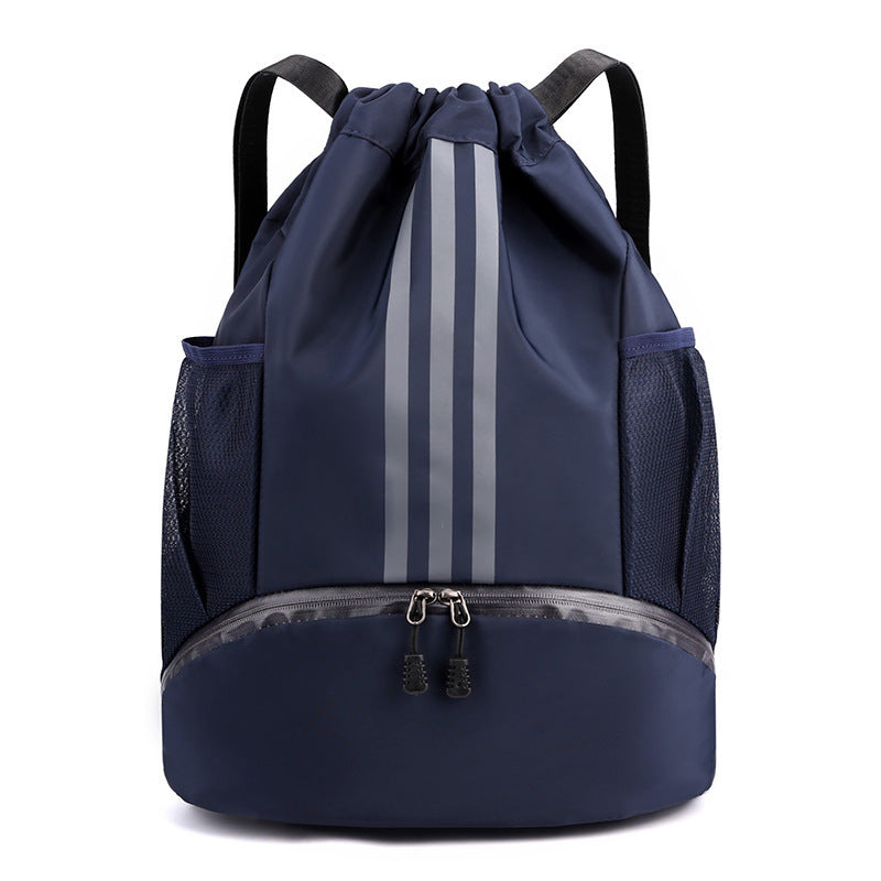Unisex Sporty Backpack with Reflective Stripes Bowlift