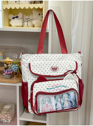 Casual Stylish Tote School Backpack Bowlift