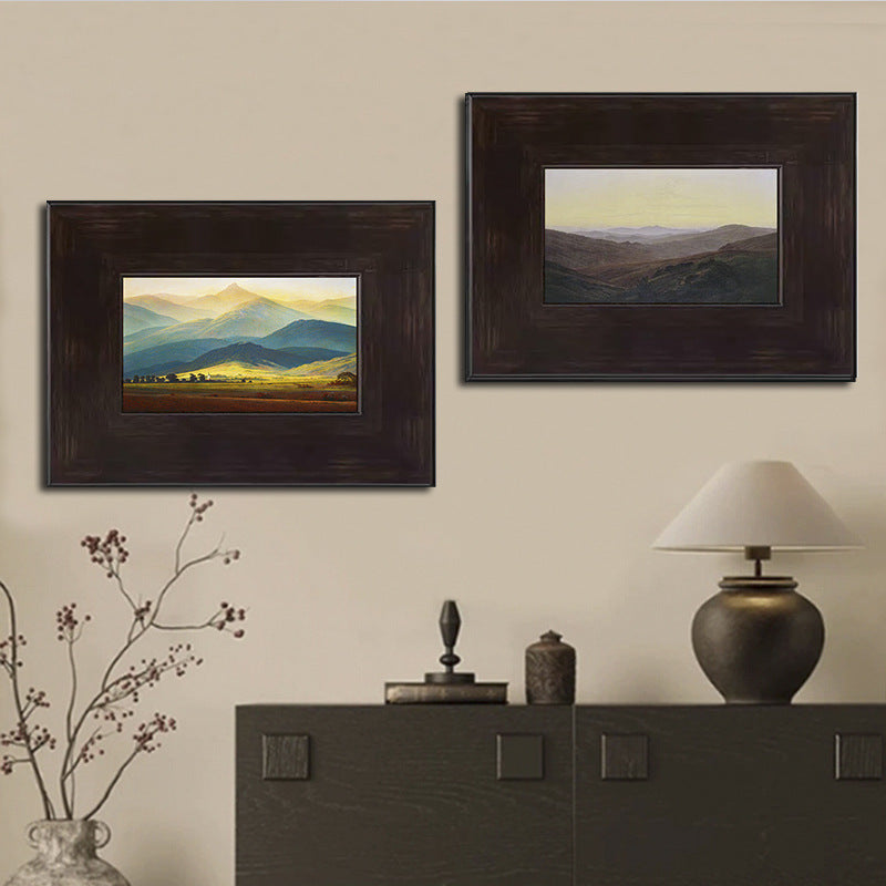 Framed Mountain Landscape Artwork