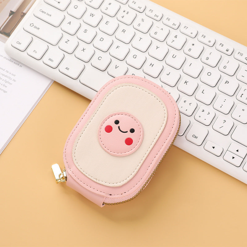 Cute Character Zippered Coin Pouch Bowlift