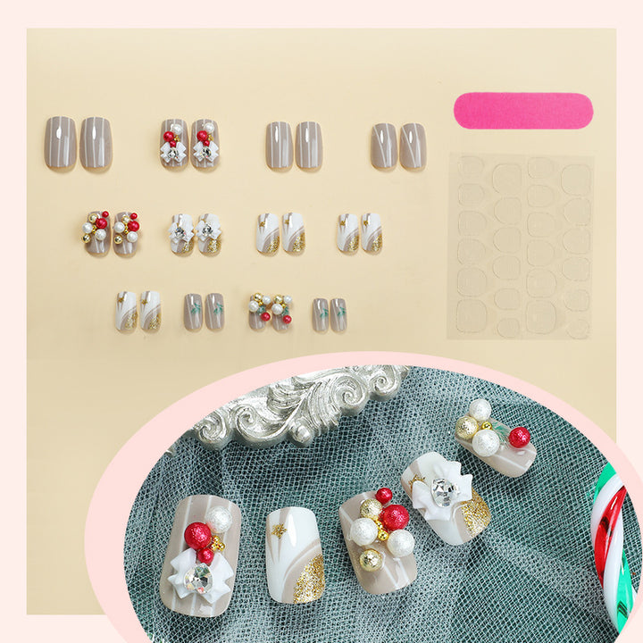Decorative Press-On Nail Art Kit Bowlift