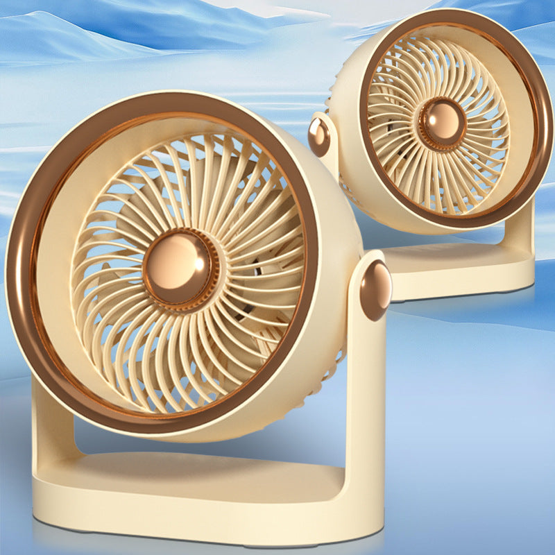 Ladies portable and rechargeable table fan Bowlift
