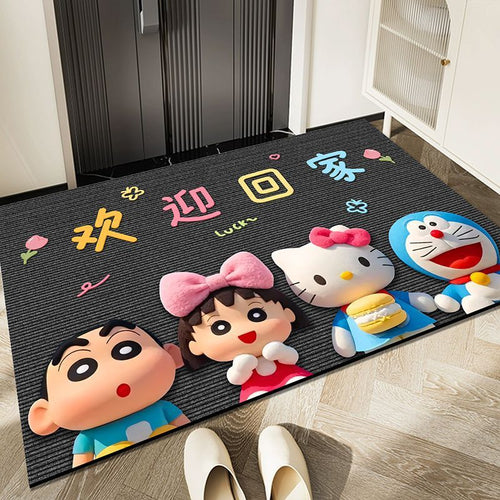 Cartoon Character Welcome Mat