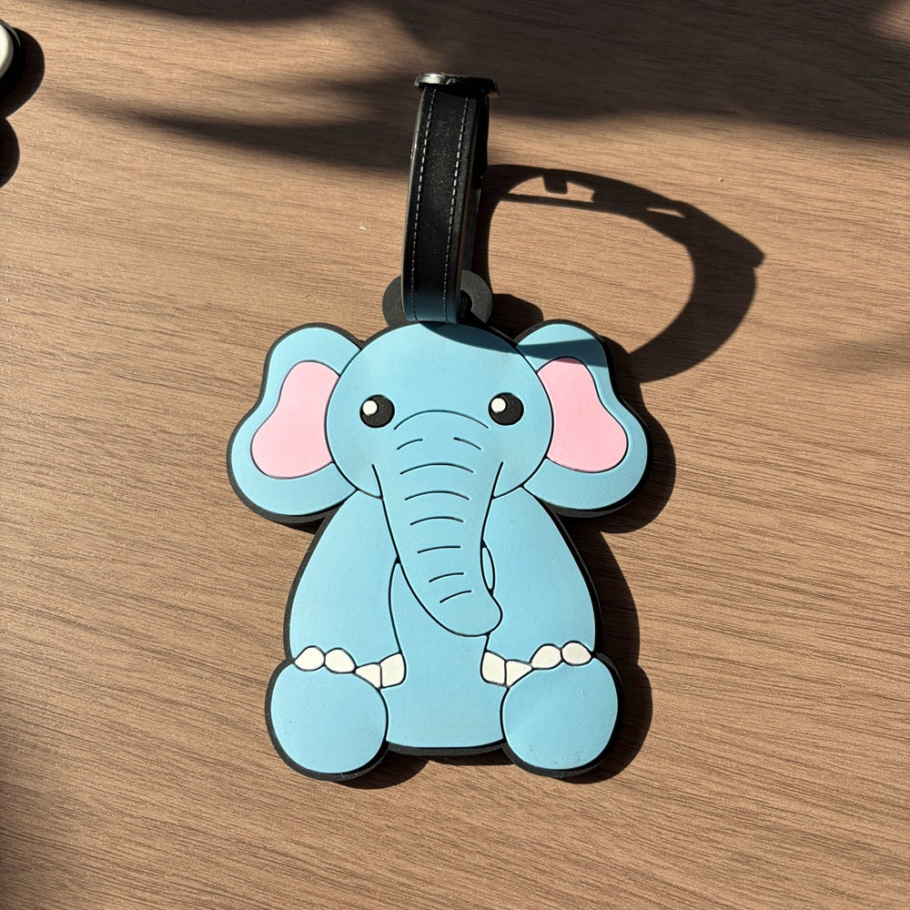 Cow-Themed Travel Luggage Tag Bowlift