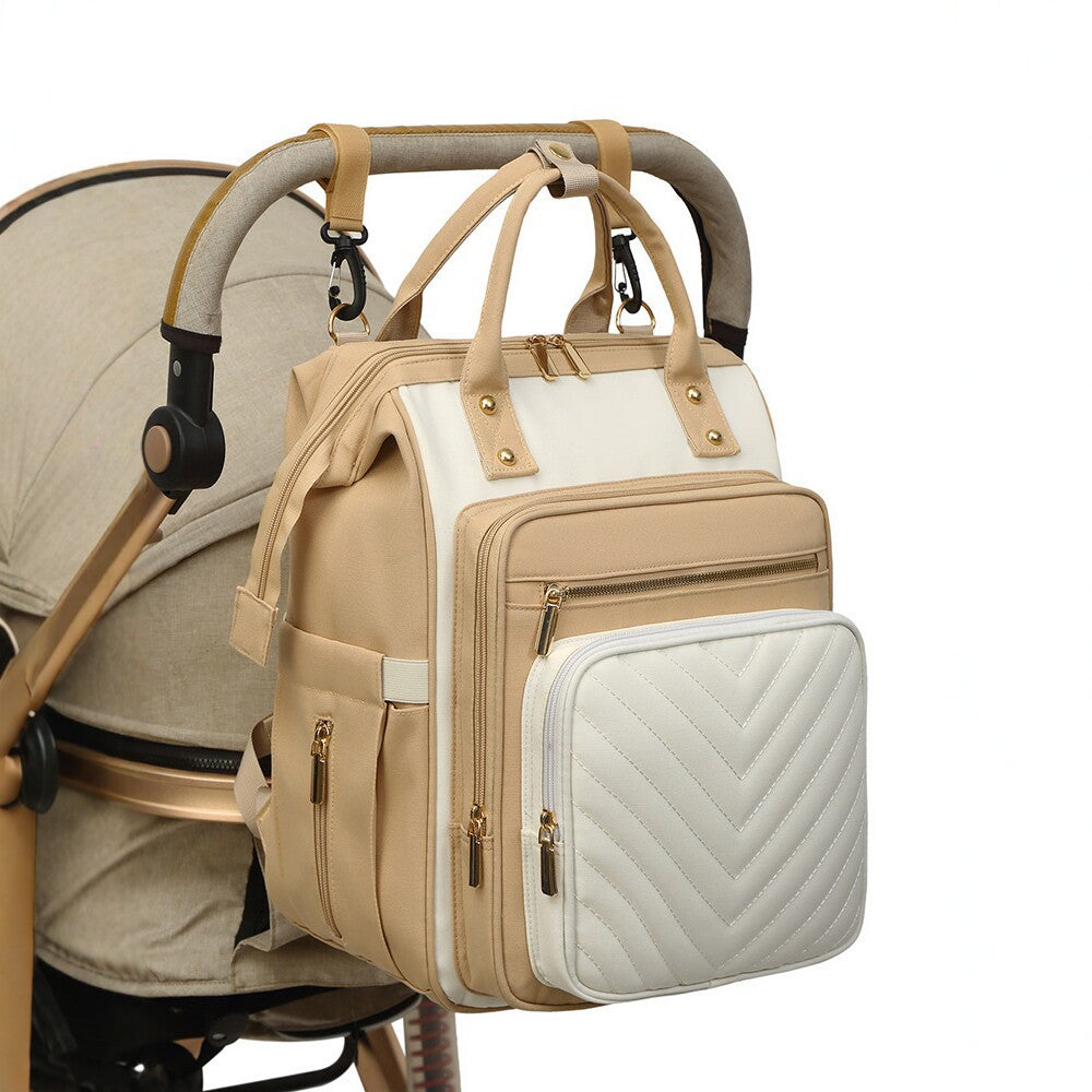 Trendy Quilted Multi-Functional Backpack Bowlift