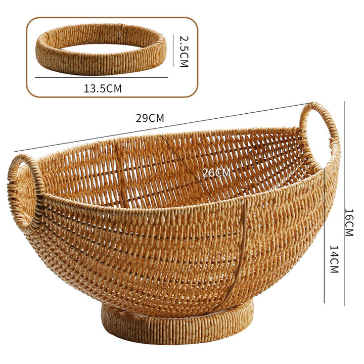 Elegant Woven Fruit Serving Bowl Bowlift