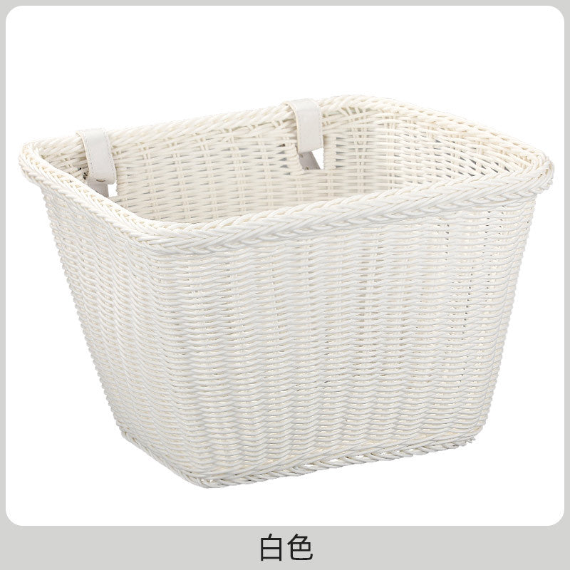 Ladies Braided Storage Basket with Two Carry Handles Bowlift