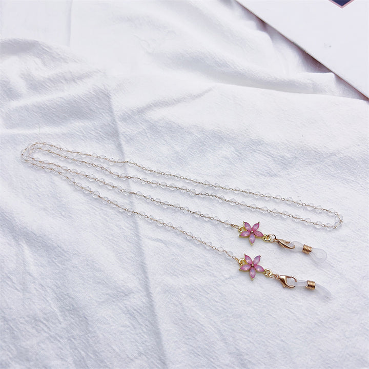 Floral Decorative Eyewear Chain Bowlift