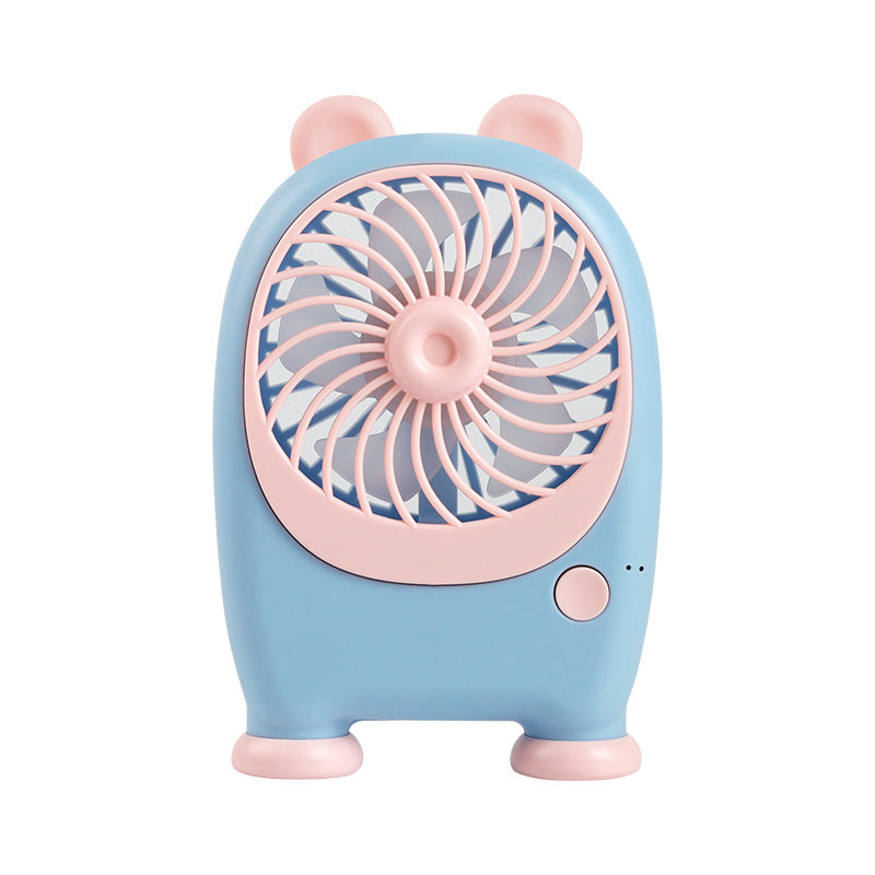 Women's portable handheld fan in playful rabbit design Bowlift