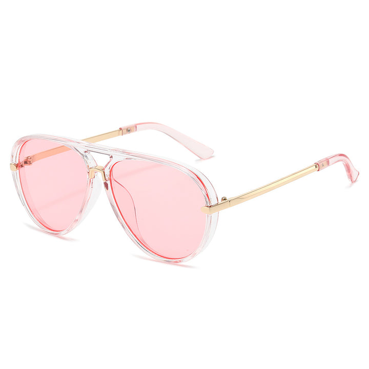 Elegant Aviator Sunglasses with Gold Accents Bowlift