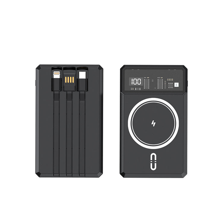 Power bank with integrated light and fast charging functions Bowlift