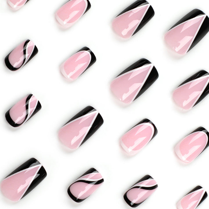 Artful Nail Extensions with Modern Design Bowlift