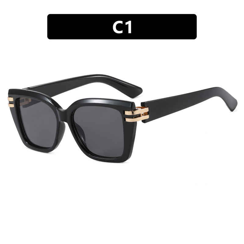 Women stylish oversized sunglasses with luxurious details Bowlift