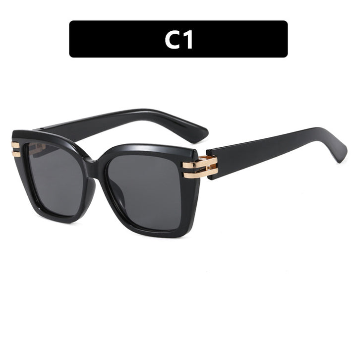 Women stylish oversized sunglasses with luxurious details Bowlift