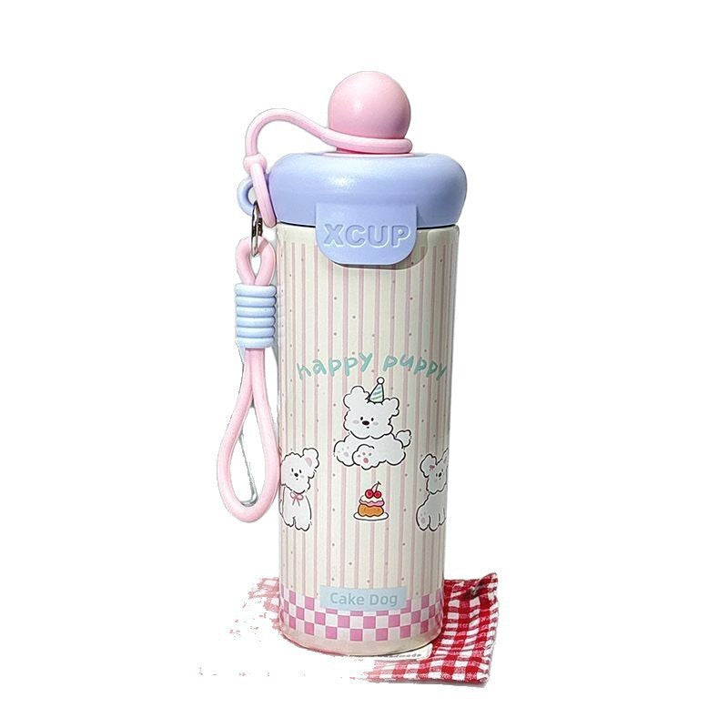 Ladies Animated Drinking Bottle with Sealing System Bowlift