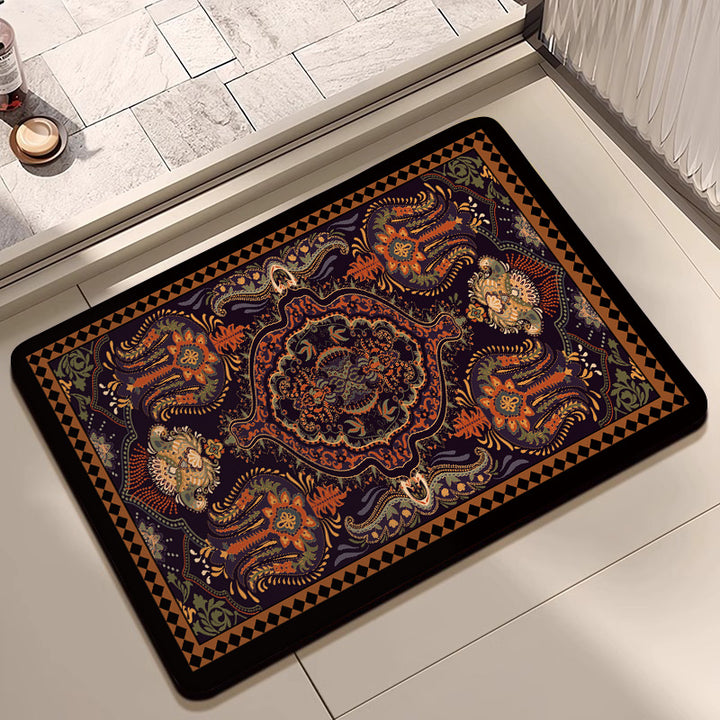 Artistic Multicolored Area Rug Bowlift