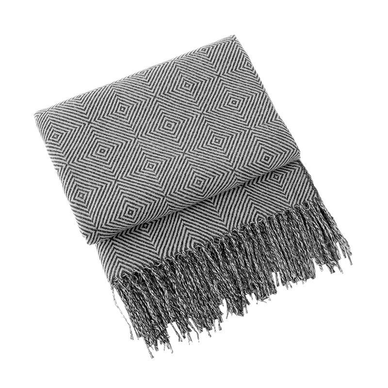 Decorative Woven Throw Blanket Bowlift