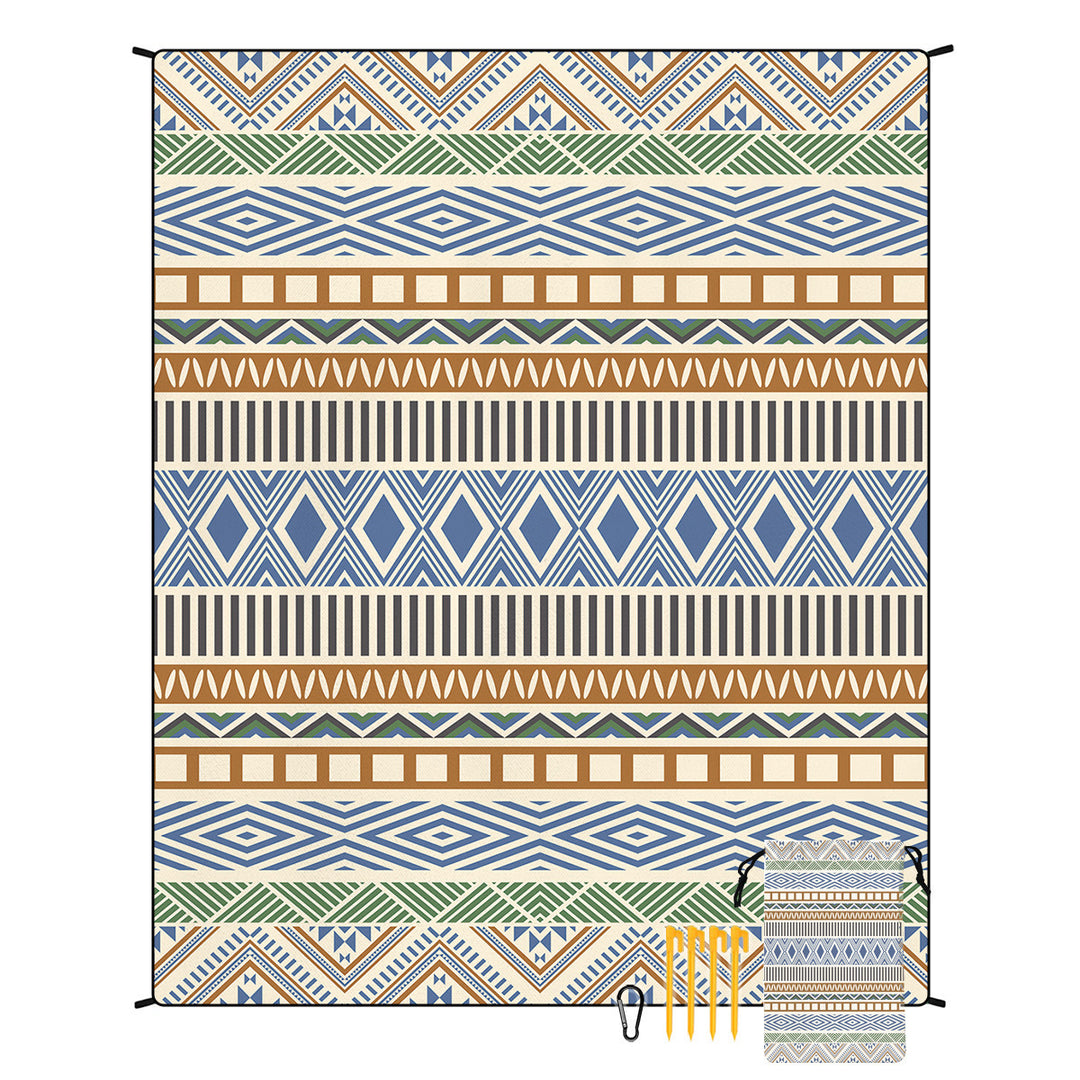 Geometric Print Tapestry Bowlift