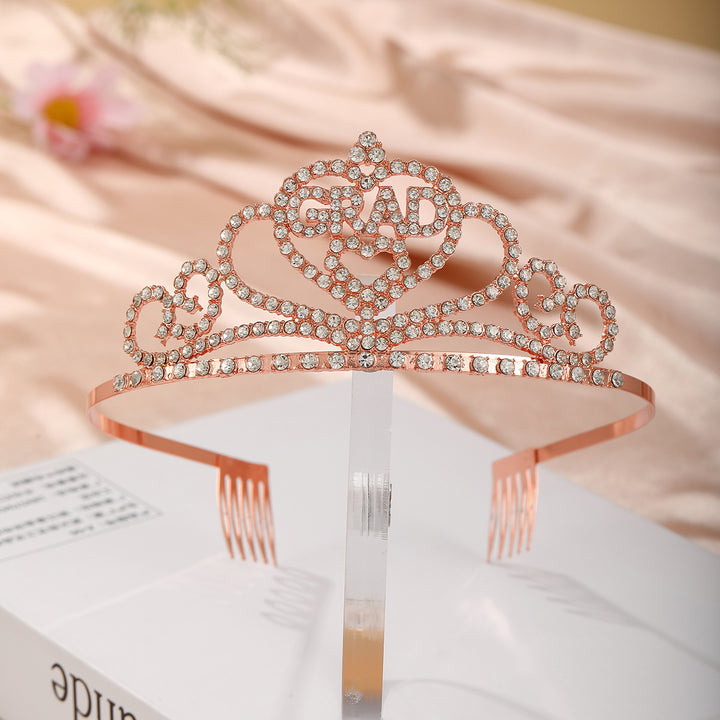 Ladies Decorative Crystal Tiara Bowlift