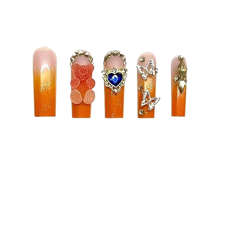 Glamorous Press-On Nail Art Set Bowlift