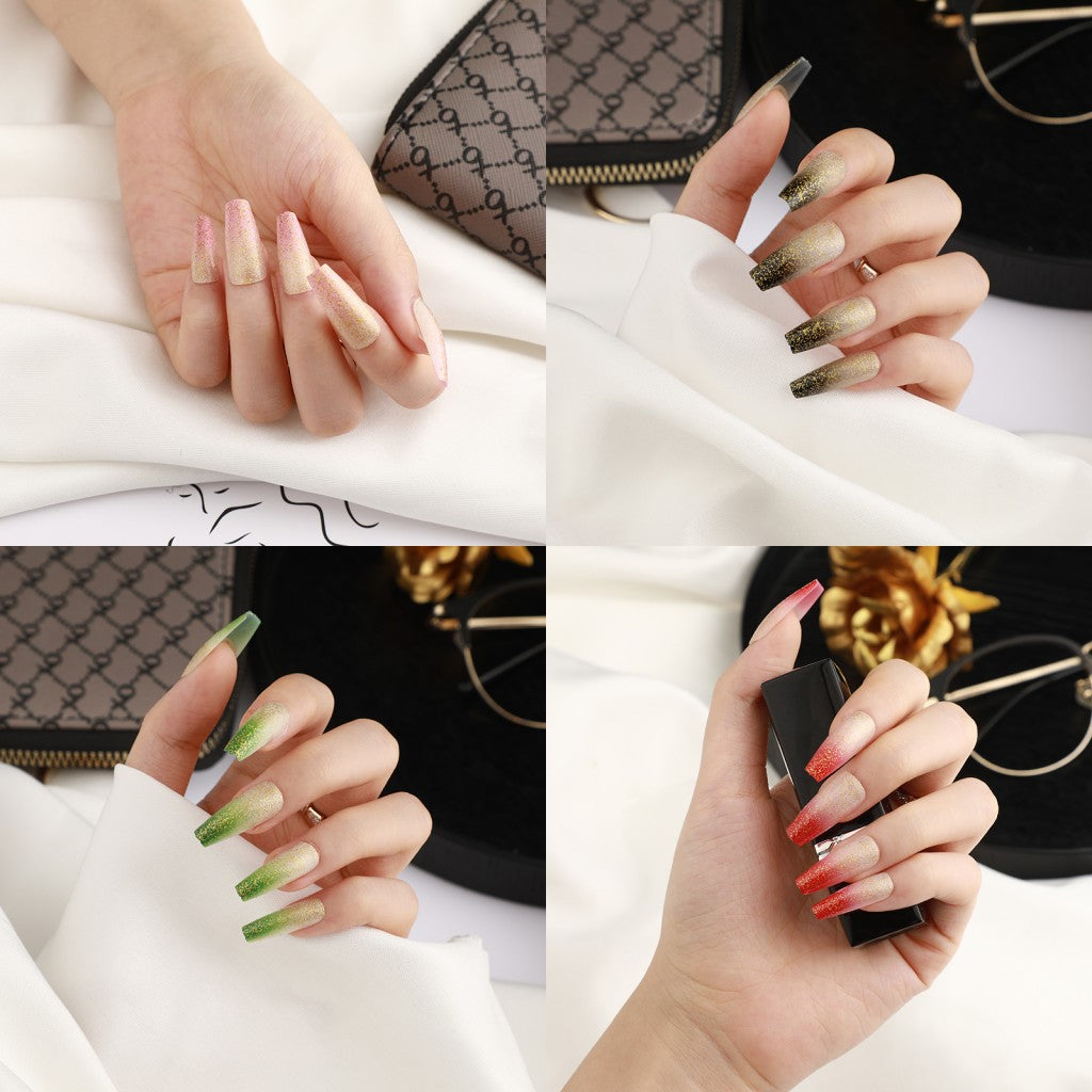 Nails with Glitter Effect Bowlift