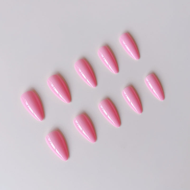 Elegant artificial nail tips with high-gloss finish Bowlift