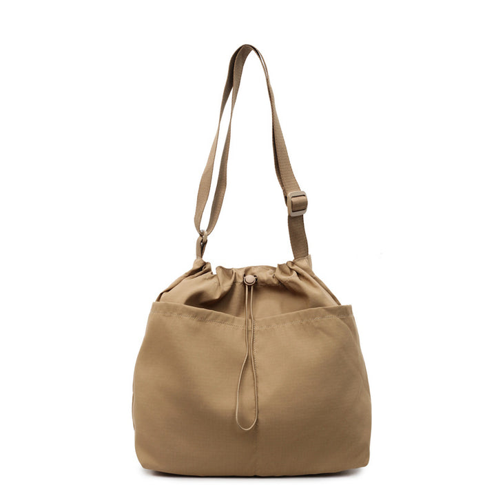 Adjustable Drawstring Shoulder Bag Bowlift