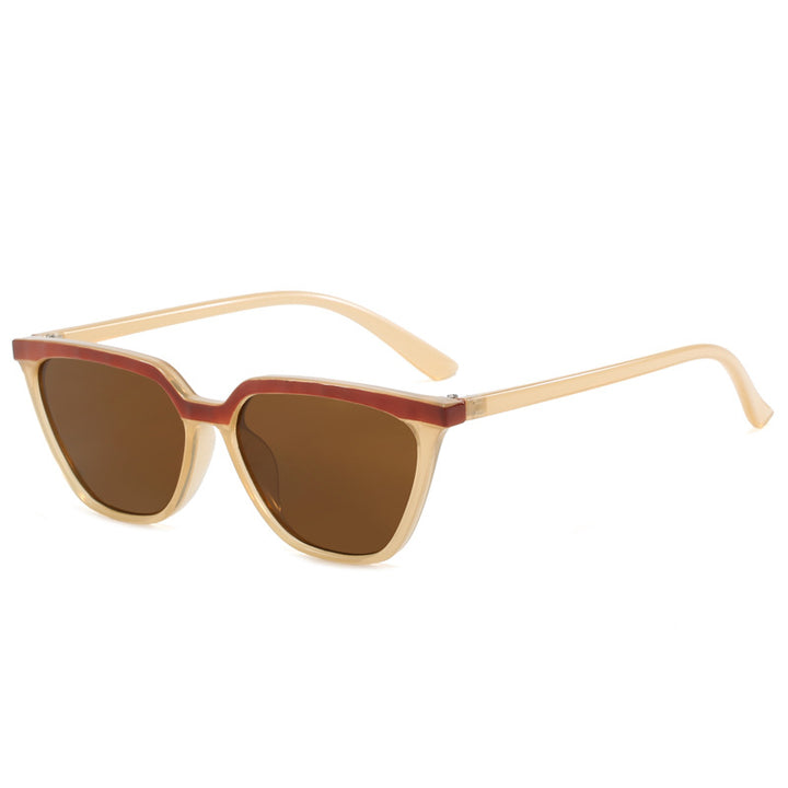 Women's modern geometric sunglasses with elegant design Bowlift