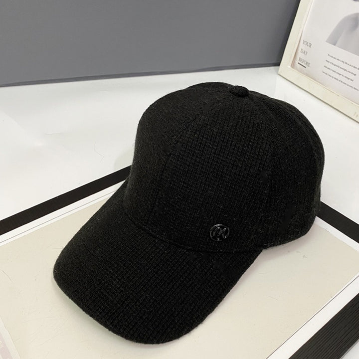 Women's Textured Cotton Baseball Cap Bowlift