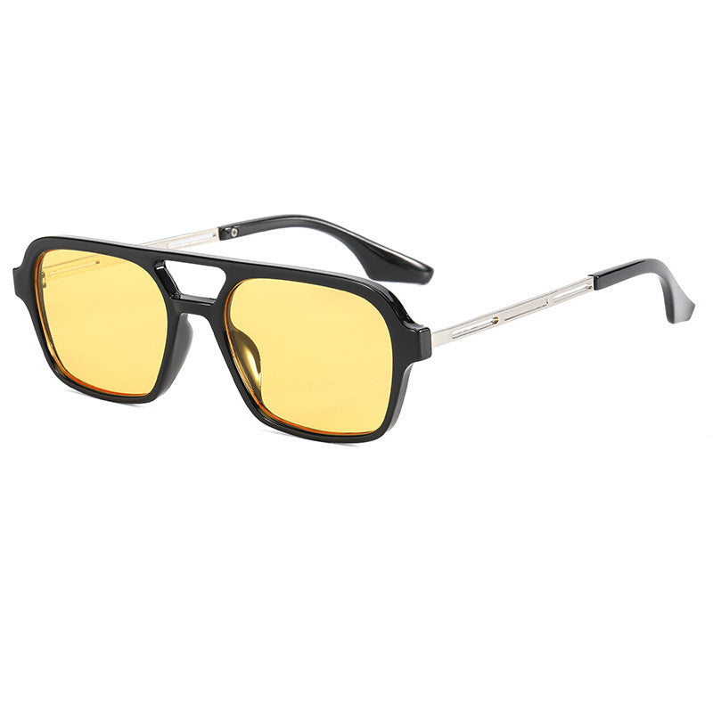 Bold Rectangle Frame Sunglasses Bowlift