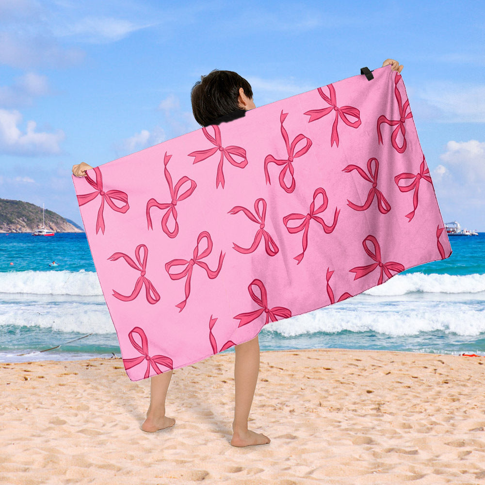 Beach blanket with colorful cupcake design Bowlift