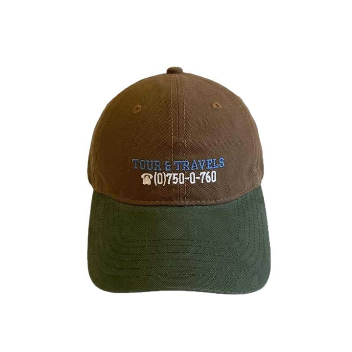 Men's Casual Travel-Themed Baseball Cap Bowlift