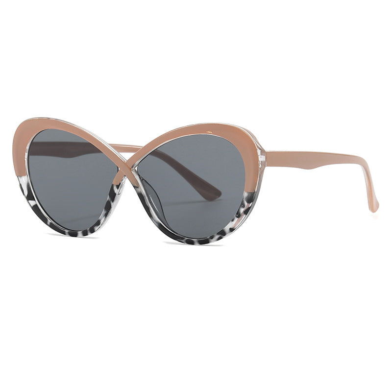 Women Cat-Eye Sunglasses with Mirrored Lenses Bowlift