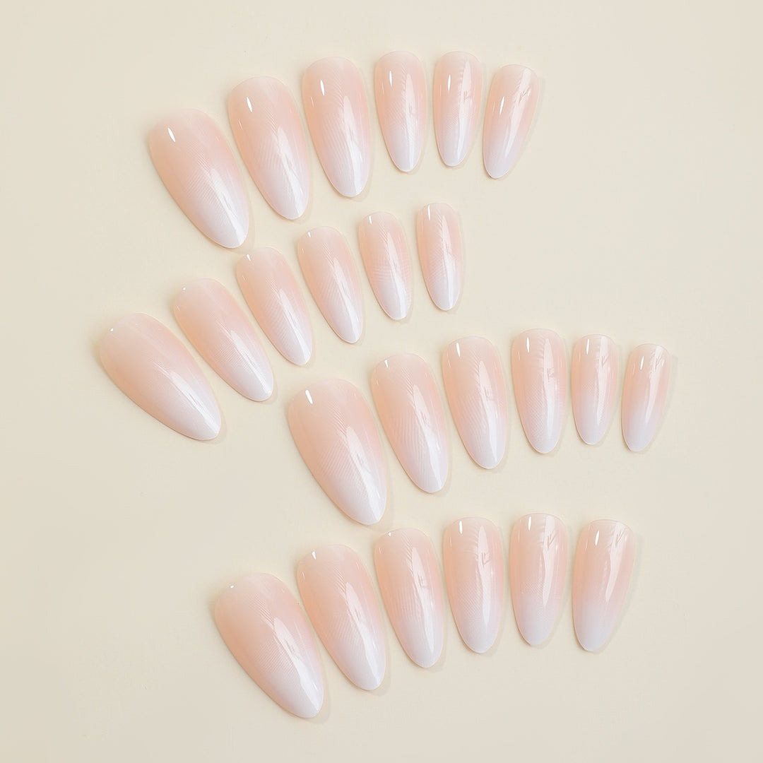 Acrylic nail set with elegant ombre effect Bowlift